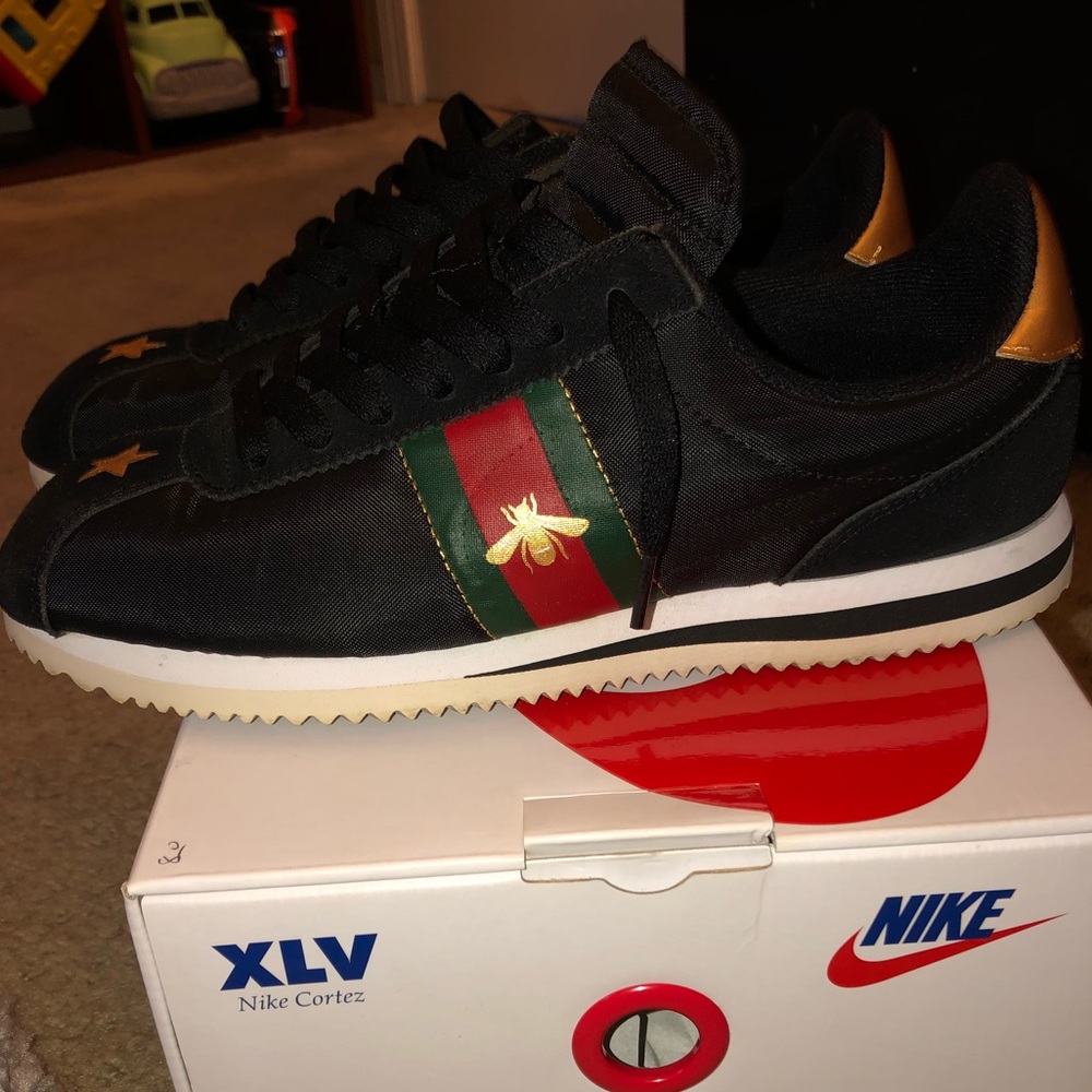 Custom Nike Cortez Gucci Size 8